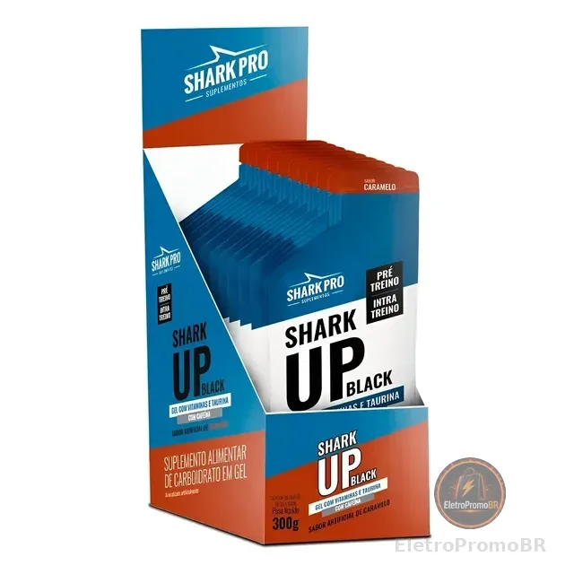 Shark-up Black Gel C/10 De 30g Shark Pro