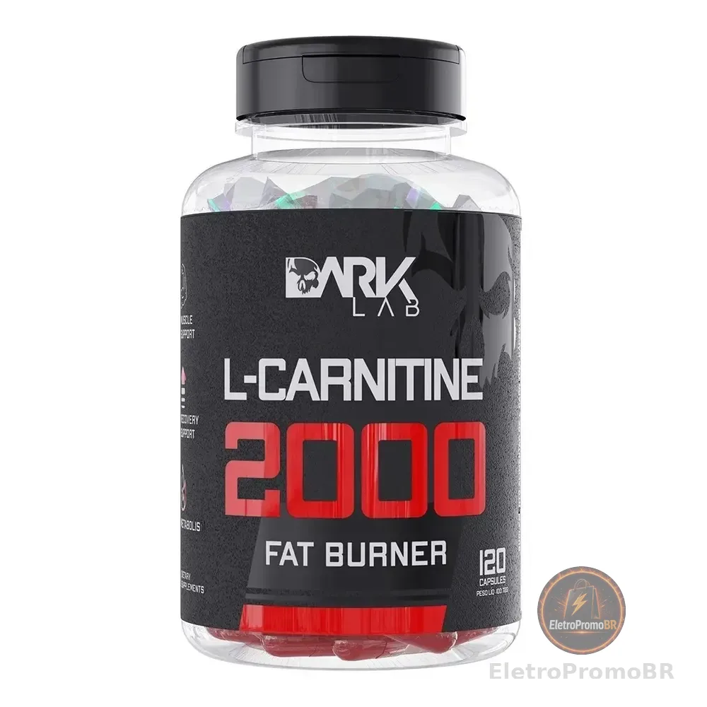 L-carnitina 2000 Queimador Gordura 120 Cápsulas - Dark Lab Sabor Sem Sabor