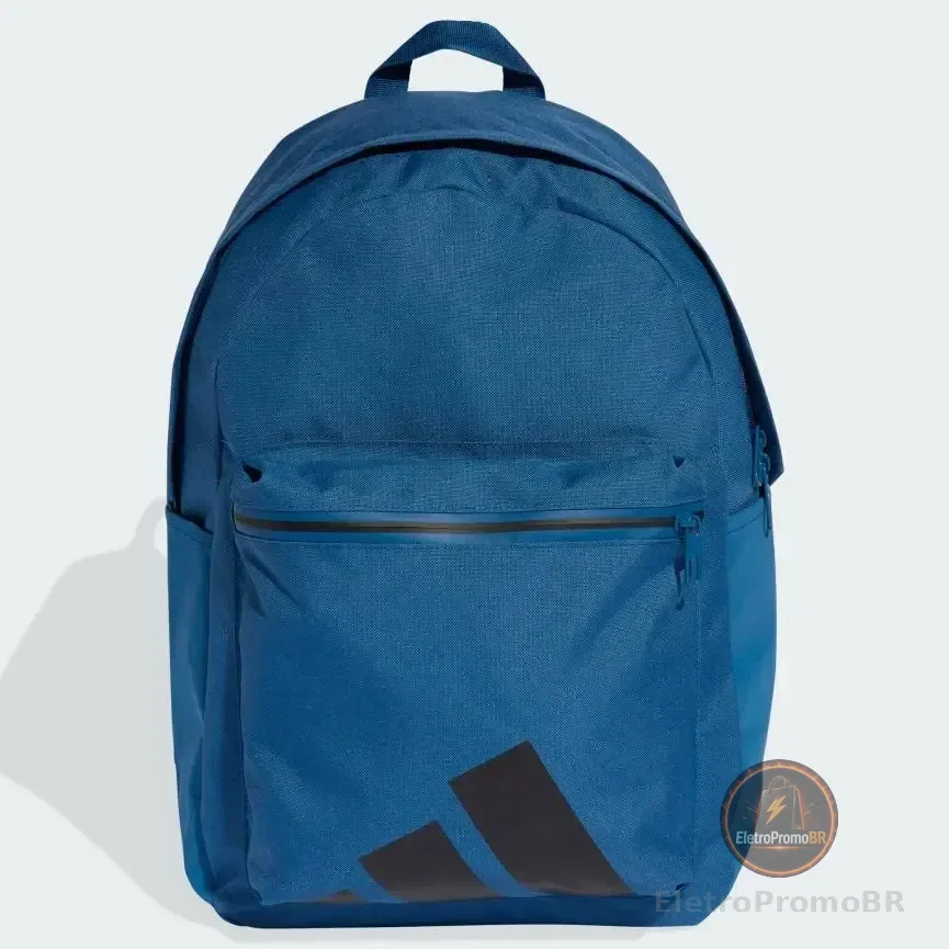 Mochila Essentials Back To Campus Bars adidas Dusky Petrol / Black Liso