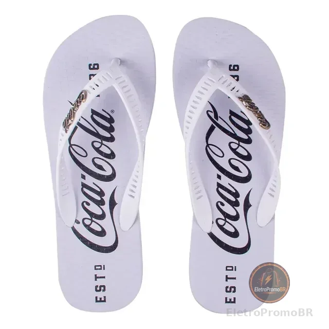 Chinelo Sandália Casual Moda Verão Original Coca Cola