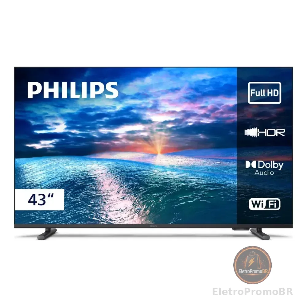 Smart Tv Philips 43" Full Hd 43pfg6910/78 Wi-fi