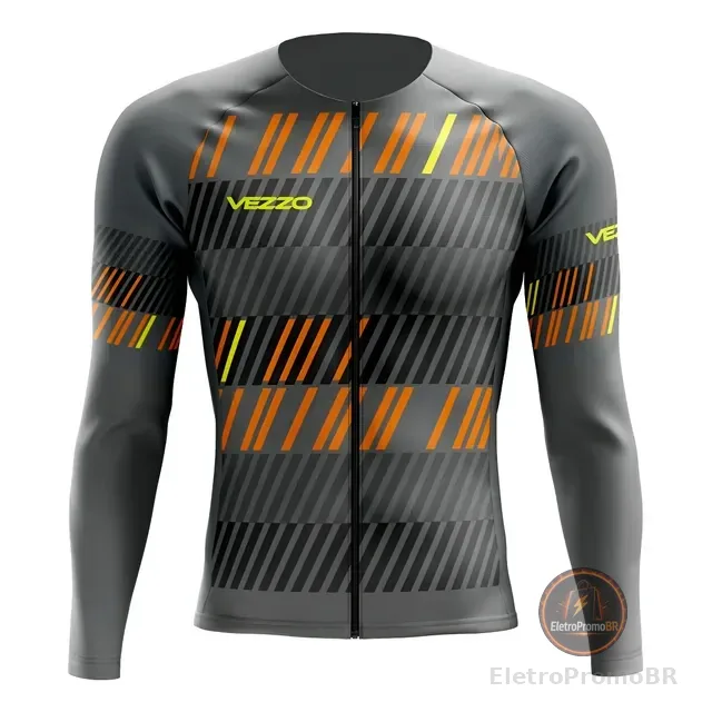 Camisa Ciclismo Bike Speed Mtb Elite Vezzo Manga Longa