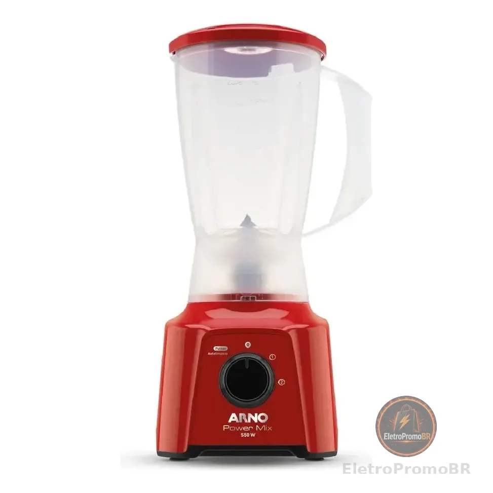 Liquidificador Arno Power Mix Lq11 1,25l 500w Verm Cor Vermelho 127v