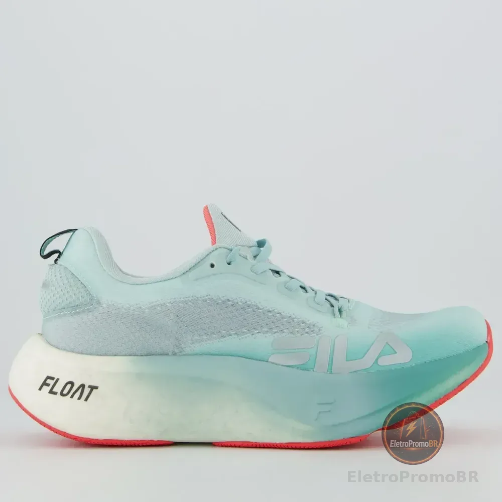 Tênis Fila Float Maxxi 2 Pro Feminino Verde E Vermelho Branco - 39,0 Br