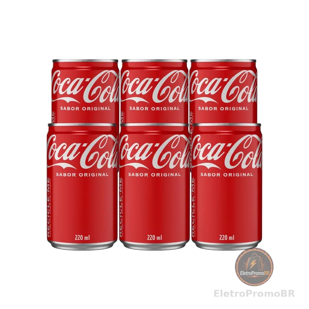Pack de Coca-Cola lata 220ml 6 unidades