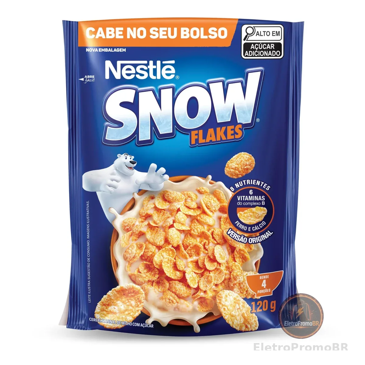 Cereal Matinal SNOW FLAKES 120g Snow Flakes Sabor