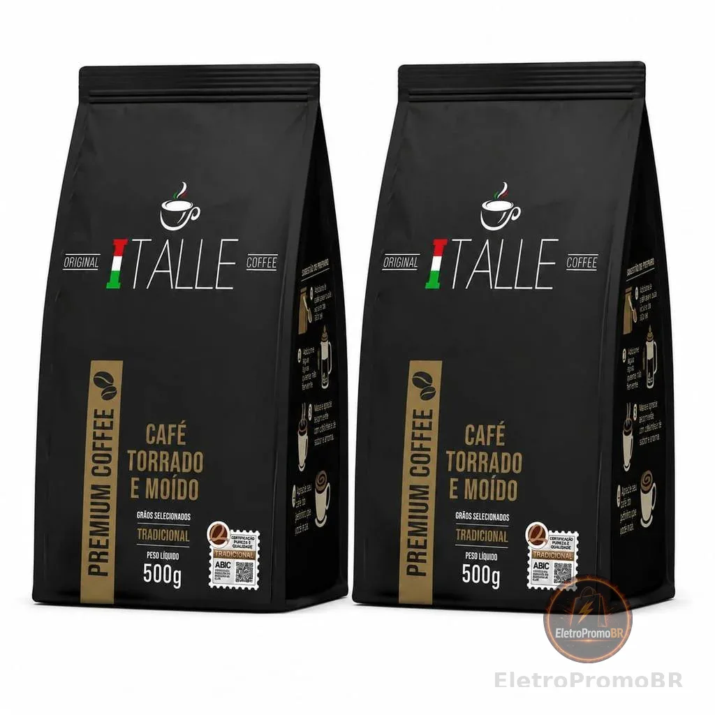 Café Torrado E Moído Café em Pó Café Tradicional Moido  1 Kg