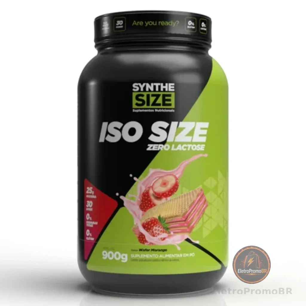 Blend Proteico com Whey Zero Lactose Iso Size 900g SyntheSize