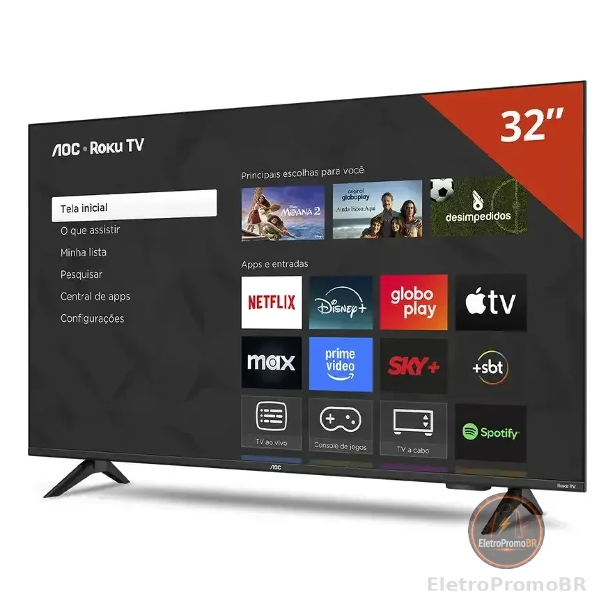 Smart Tv Aoc 32  Led Hd 32s5155/78g Roku Wifi Hdmi Dolby