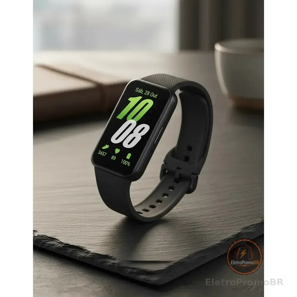 Smartwatch Samsung Galaxy Fit3 Display 1.6 Grafite Liso Grafit