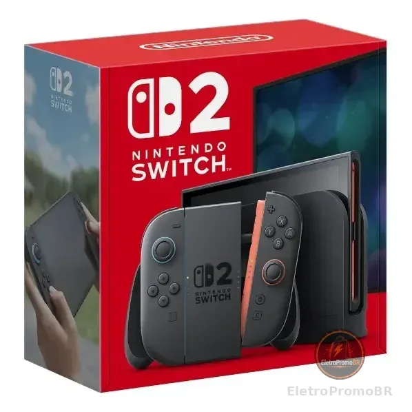 Console Nintendo Switch 2, Modelo Nacional De Tomada Preto