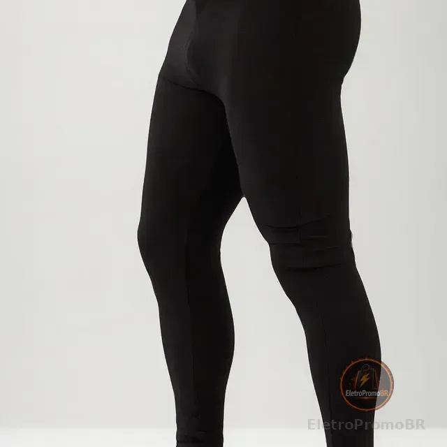 Calça Térmica Masculina Legging Esportiva Com Compressão