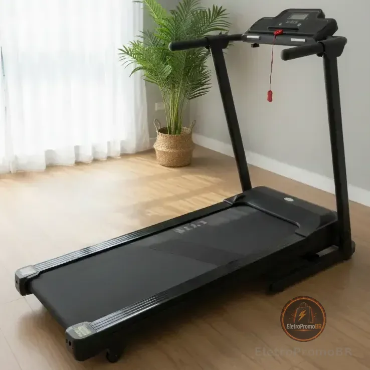 Esteira Elétrica Ergométrica Bivolt Ginastica Wct Fitness Cor Preto