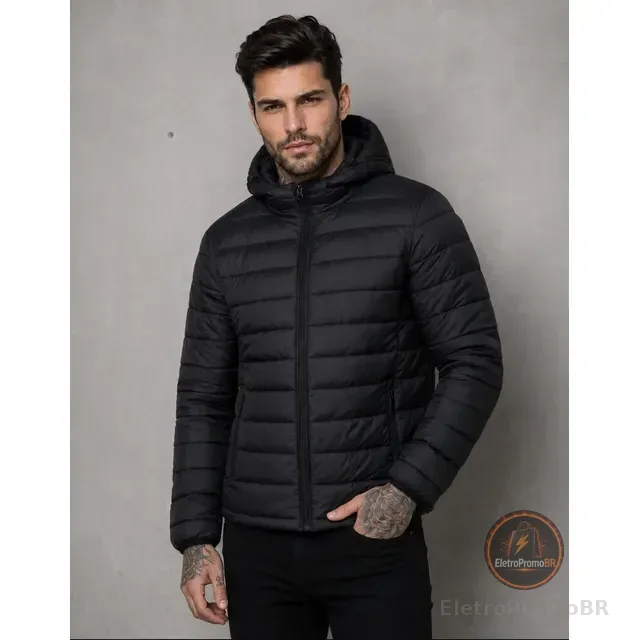 Jaqueta Puffer Blusa De Frio Impermeável Inverno Bobojaco