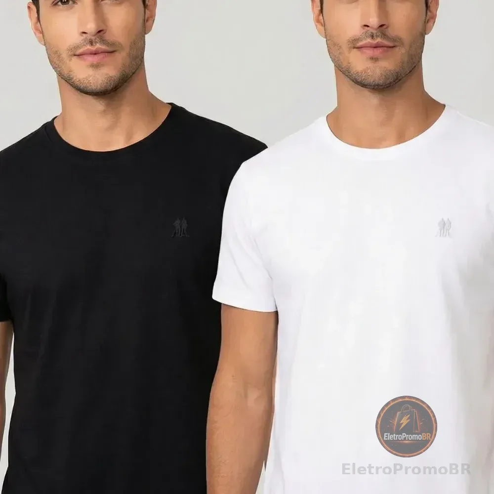 Kit 4 Camisetas Masculinas Polo Wear Sortido Sortido M Lisa