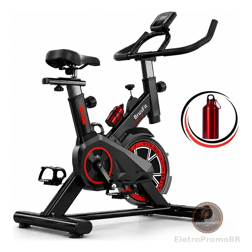 Bicicleta Ergométrica Liftness Spinning X11 Cor Preto/vermelho