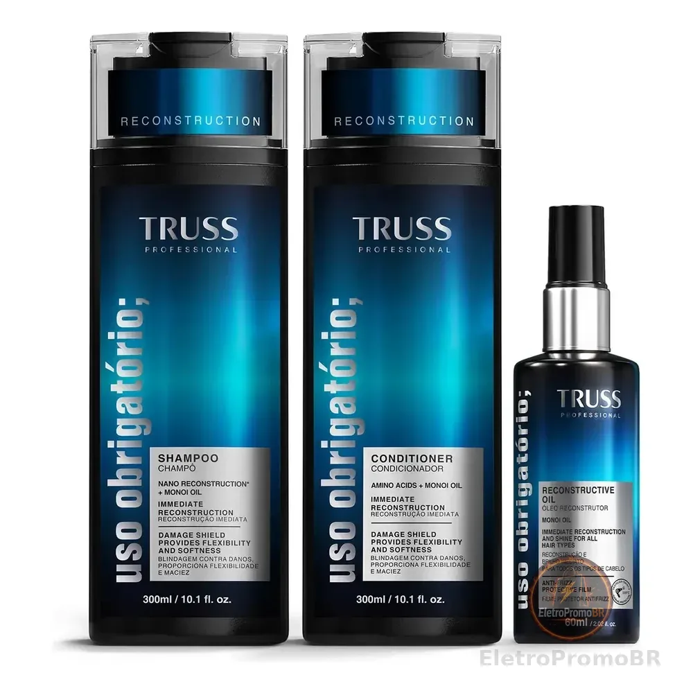 Kit Truss Uso Obrigatório Reconstruction Oil (3 Produtos)