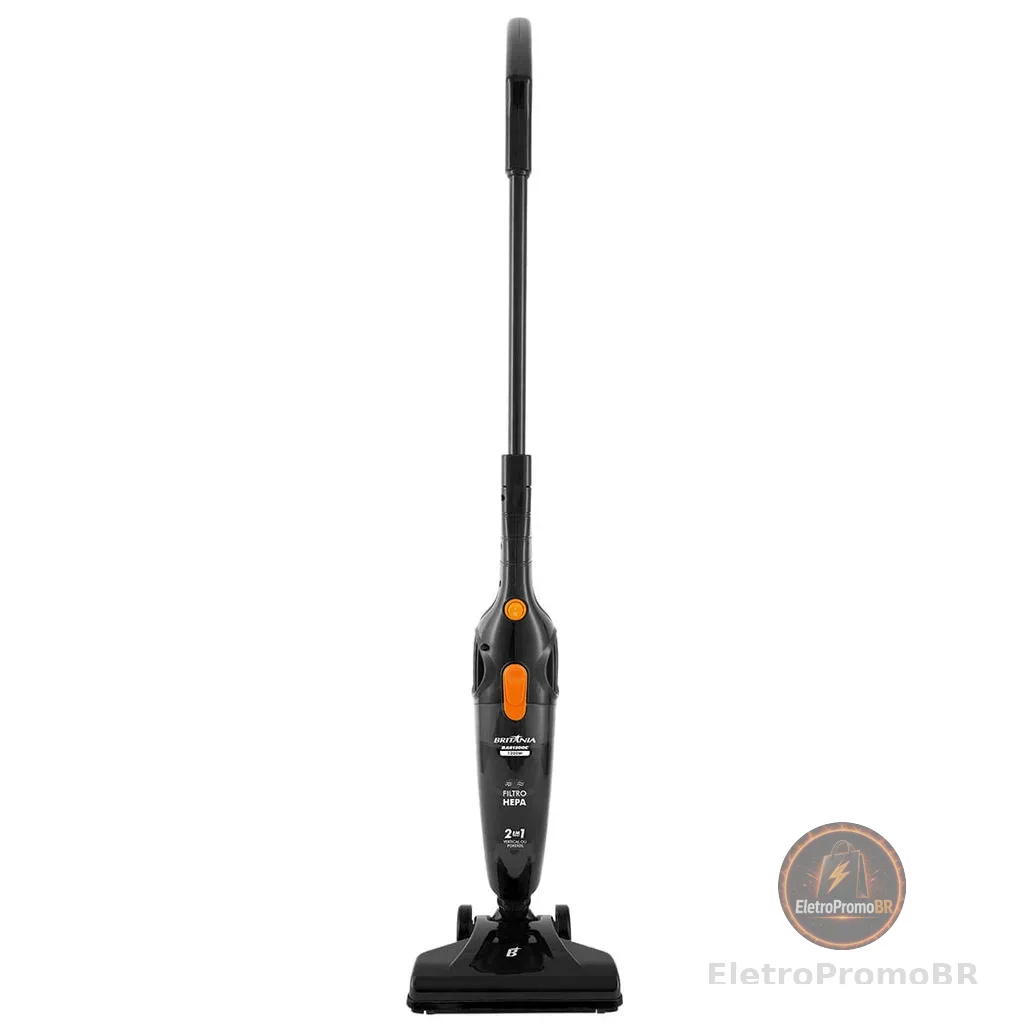 Aspirador de Pó Vertical Britânia 2 em 1 1200W BAS1200C