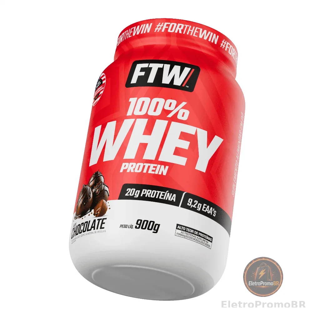 100% Whey protein Pote 900g - FTW
