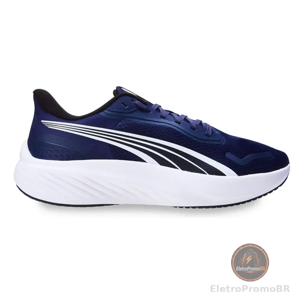 Tênis Masculino Pounce Lite Running Puma Puma Navy-puma Navy Lisa 41 Br