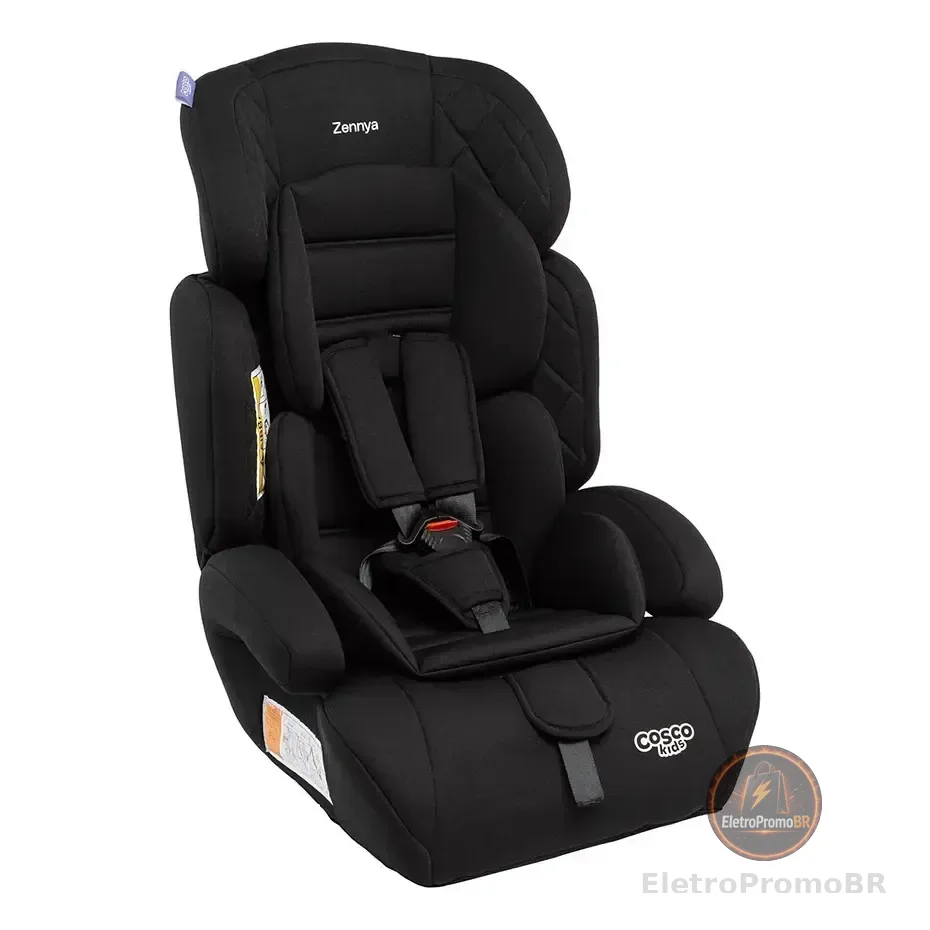 Cosco Kids, Cadeirinha Zennya, 9 A 36kg, Preto Não Possui