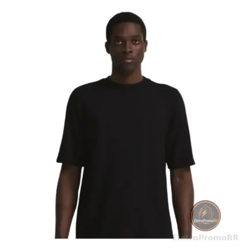 Camiseta Oversized Comfy Inlounge Preta Lisa G Liso