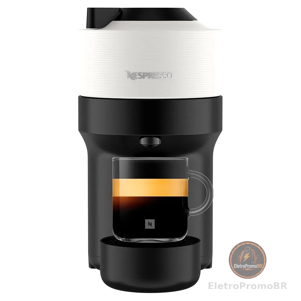 Cafeteira Espresso Nespresso Vertuo Pop Branco Coco 220V