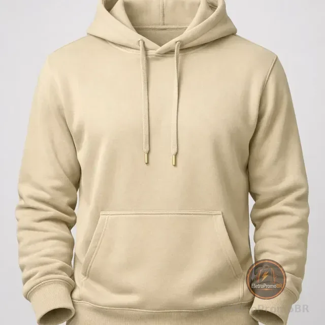 Moletom Canguru Liso Unissex Blusa De Frio Flanelado Premium