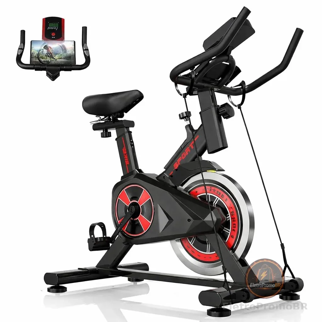 Bike Ergometrica Bicicleta Ergometrica Bike Spinning Silenciosa Vertical Modelo Premium
