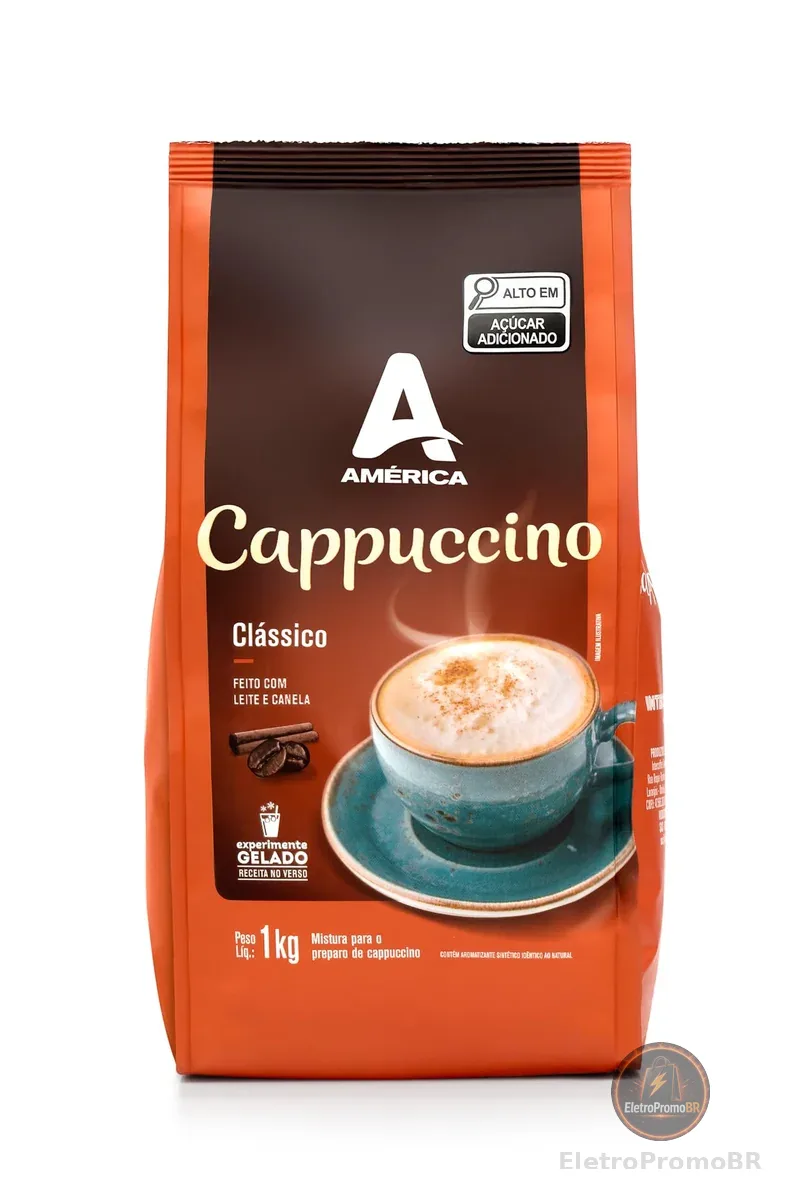 Cappuccino em Pó América Clássico 1 kg