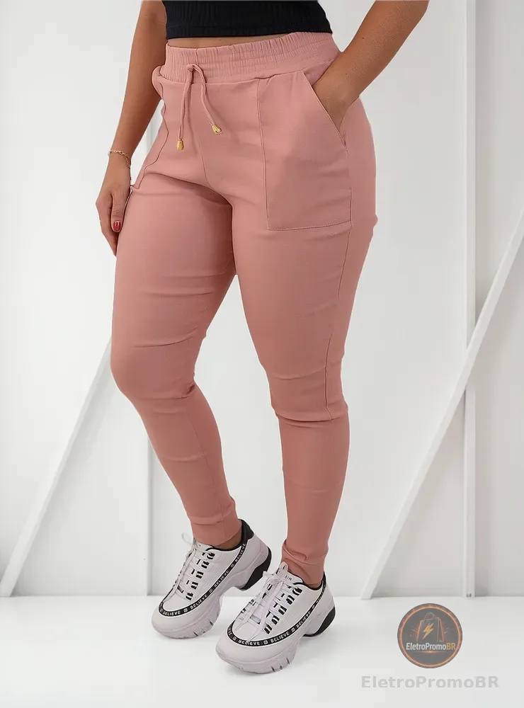 Calça Feminina Jogger Bengaline Envio Imediato