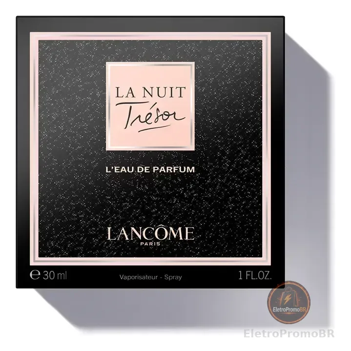 Perfume Feminino Eau De Parfum Fragrância Floral Oriental Com Notas De Rosa Negra, Orquídea, Baunilha E Patchouli La Nuit Trésor Lancôme Frasco Com 30ml