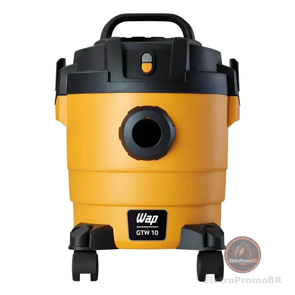 Aspirador Pó E Água Gtw10 10l 1400w Wap Preto Com Amarelo 110v