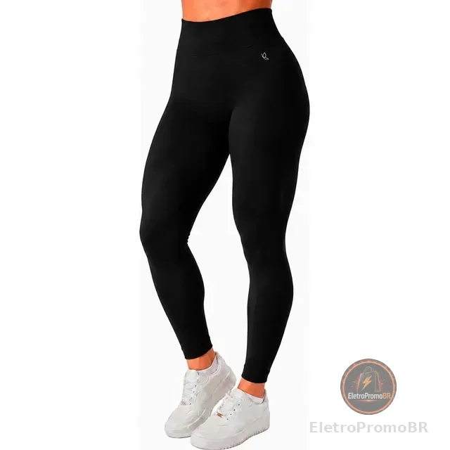Calça Legging Benévola Poliamida Sem Costura Leg Confortável