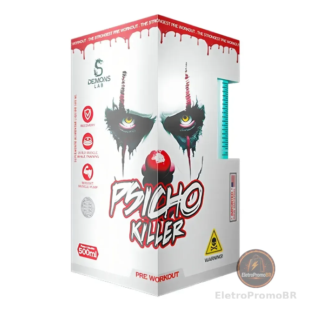 Psicho Killer Demons Lab 495ml Líquido Fruit Punch Sabor Suco De Frutas Ponche De Frutas