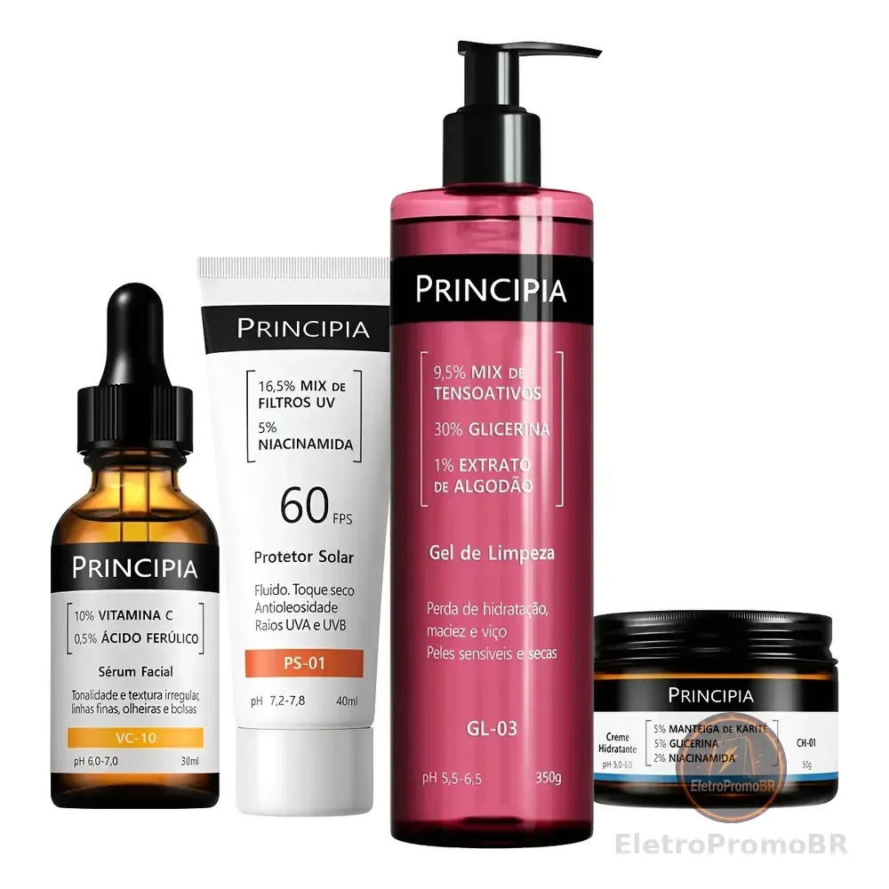 Principia Kit Essencial Gl-03 + Ch + Vc + Ps