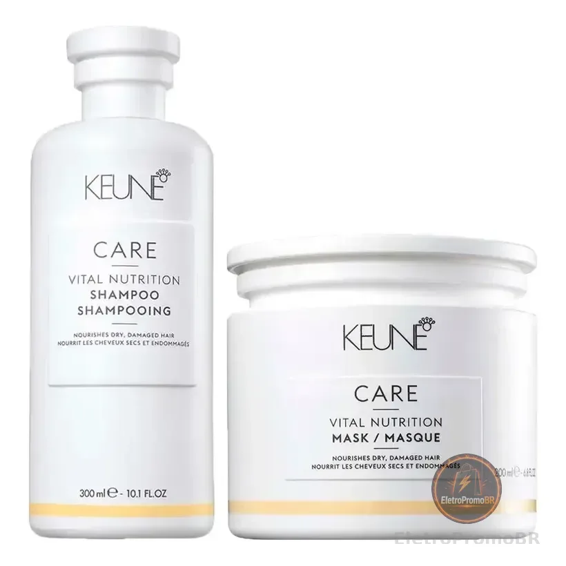 Kit Keune Nutrição Care Vital Shampoo 300ml + Máscara 200ml