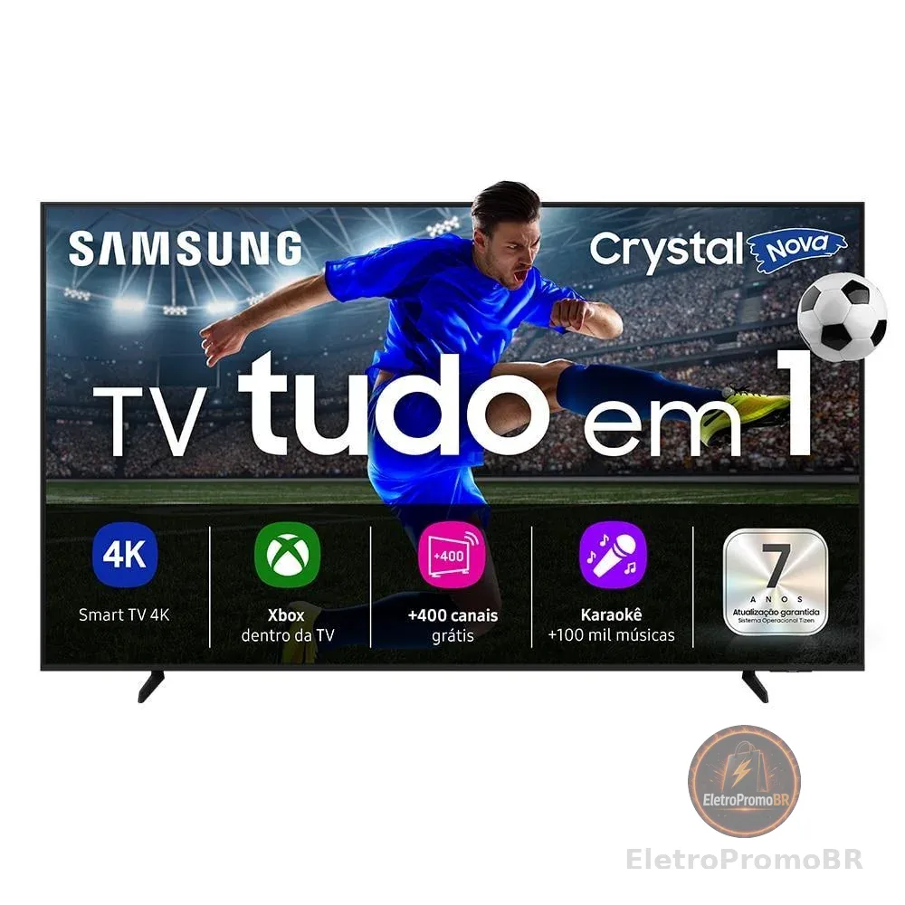 Smart TV 55 Polegadas Samsung Crystal UHD 4K - UN55U8600 2025