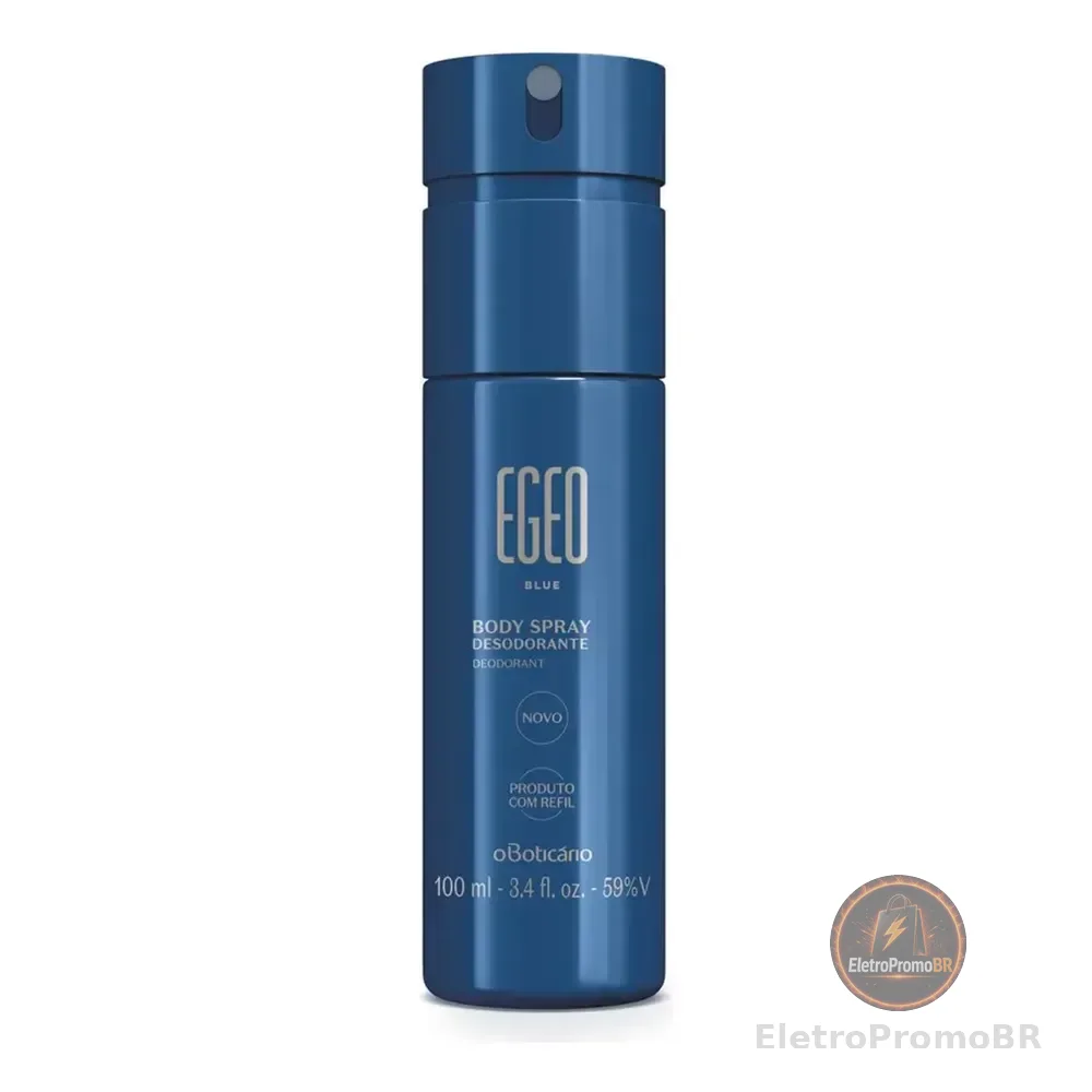 Boticário Egeo Desodorante Body Spray Masculino 100ml Amadeirado