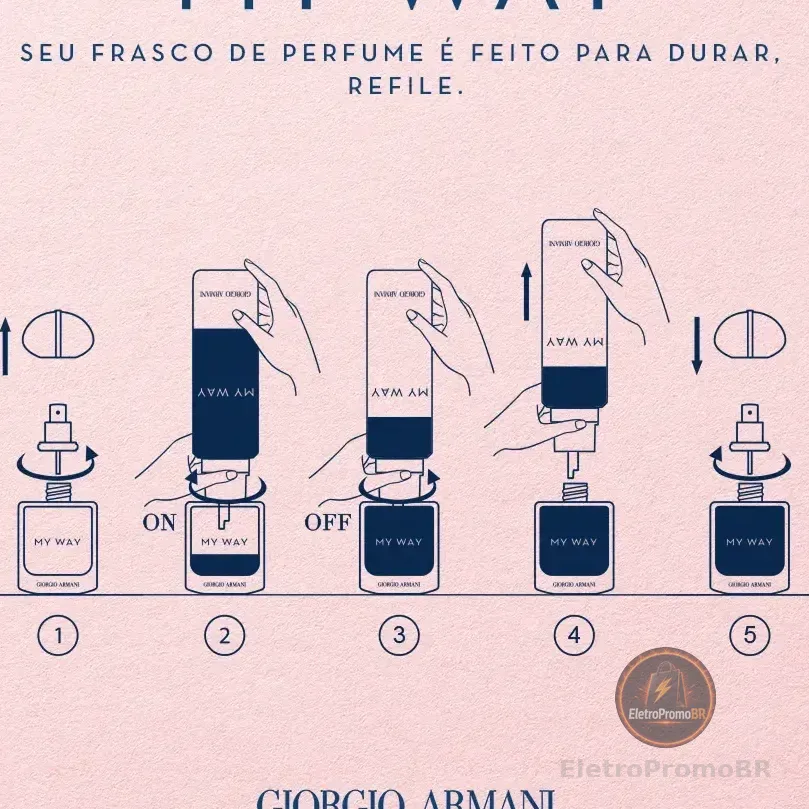 Armani Beauty Perfume Feminino My Way Eau De Parfum, Refilável 30ml