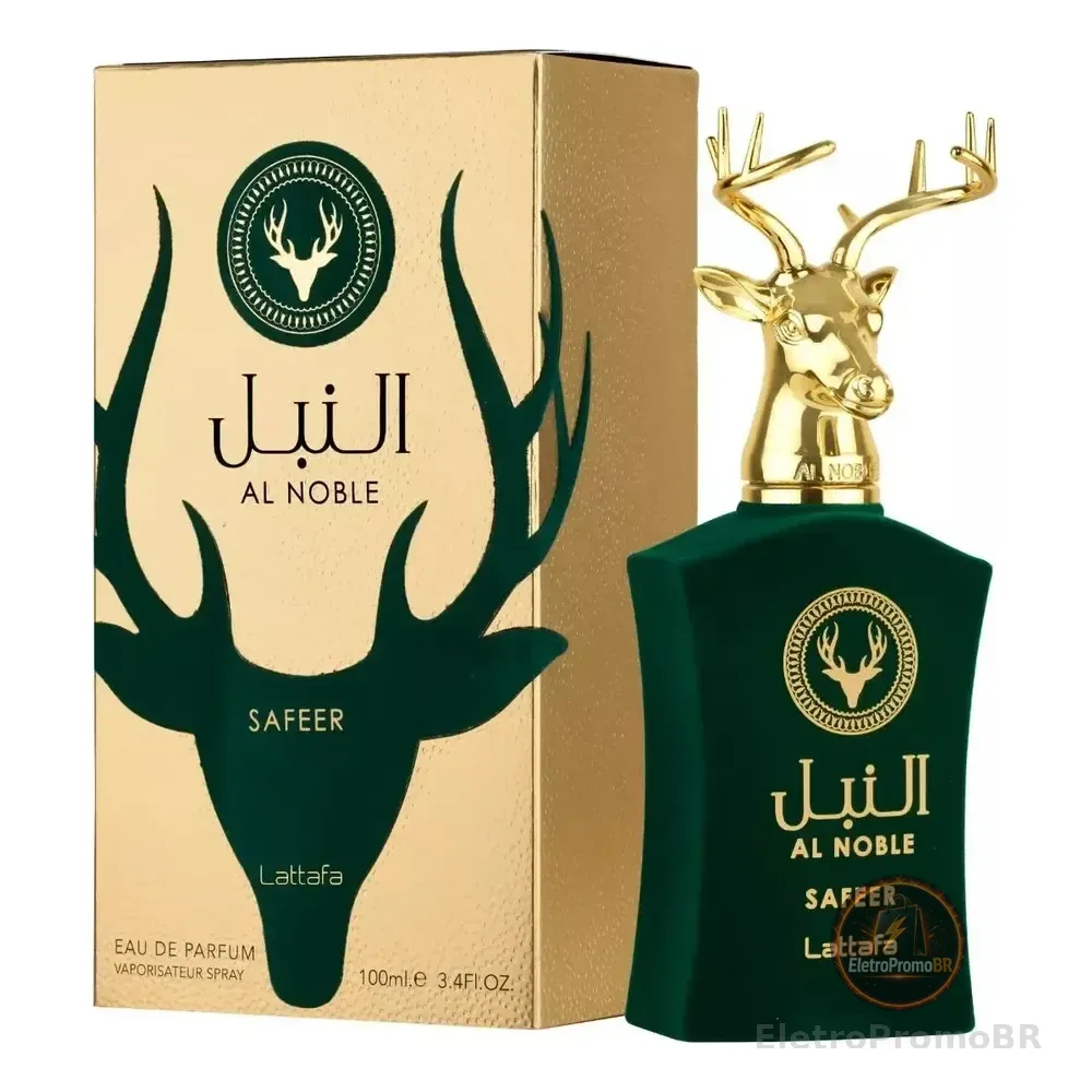 Perfume Lattafa Al Noble Safeer Edp 100 Ml Spray Linha Árabe
