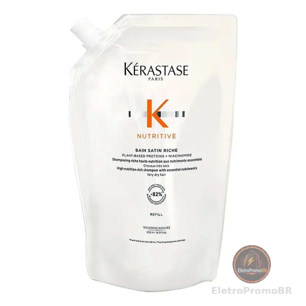 Recarregar Shampoo Kérastase Nutritive Bain Satin Riche 500ml