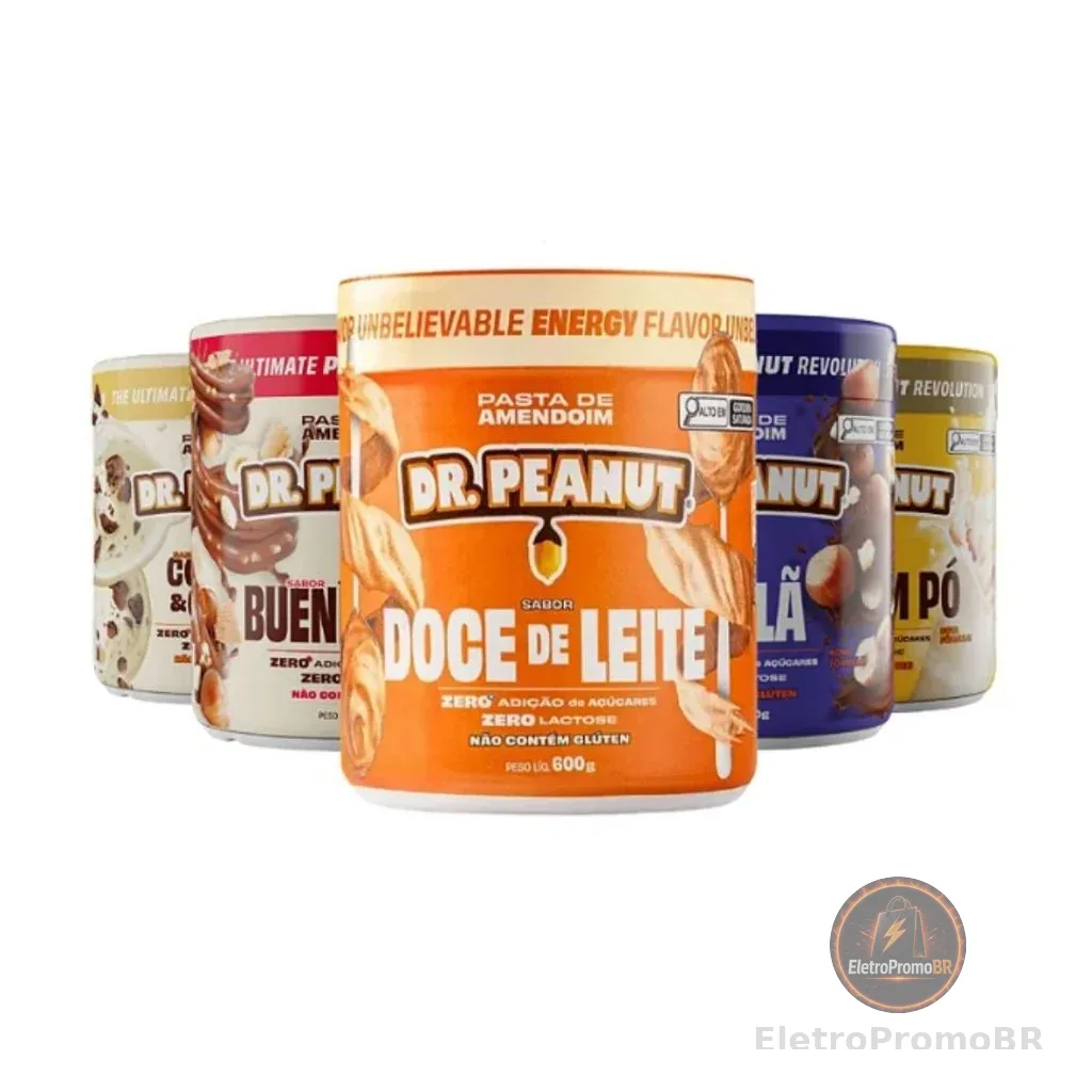 Pasta de Amendoim Dr. Peanut 600g - Vários Sabores