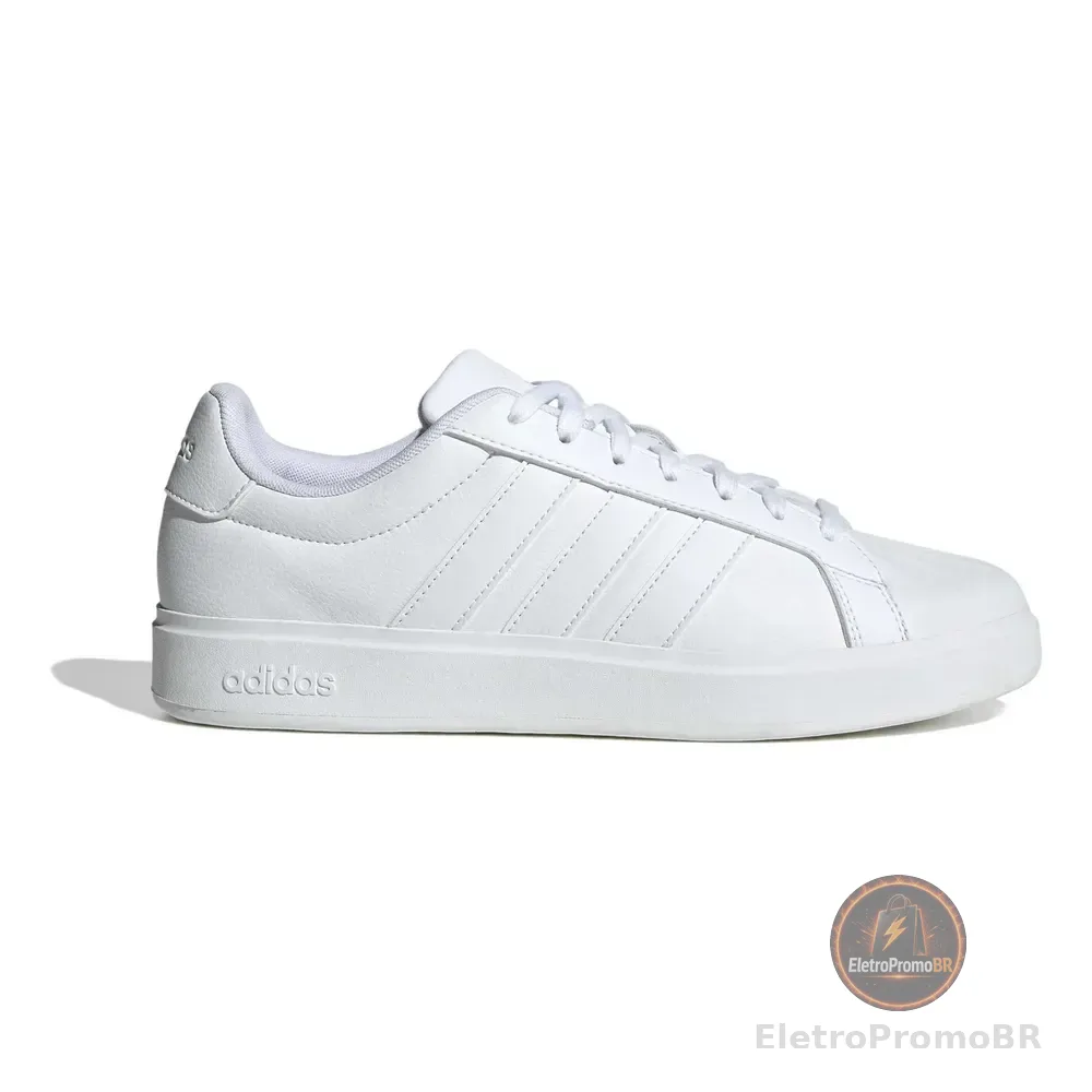 Tênis Masculino Streettalk adidas Ftwwht Ftwwht Ftwwht Liso 39 Br