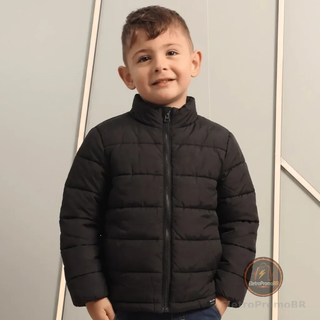 Jaqueta Bobojaco Infantil Menino 4 ao 16 - Puffer