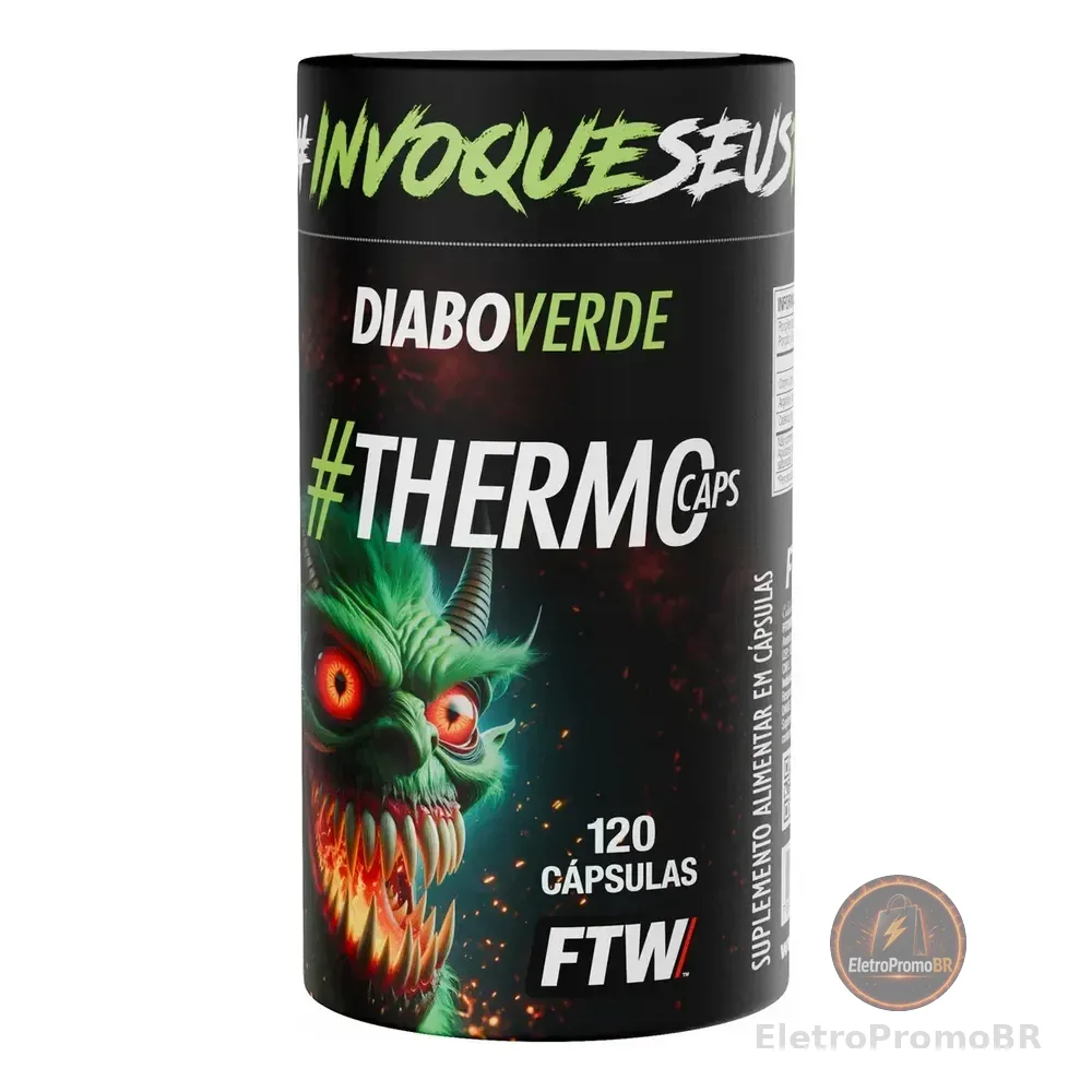 Thermocaps 120 Cápsulas Diabo Verde - Ftw Sem Sabor