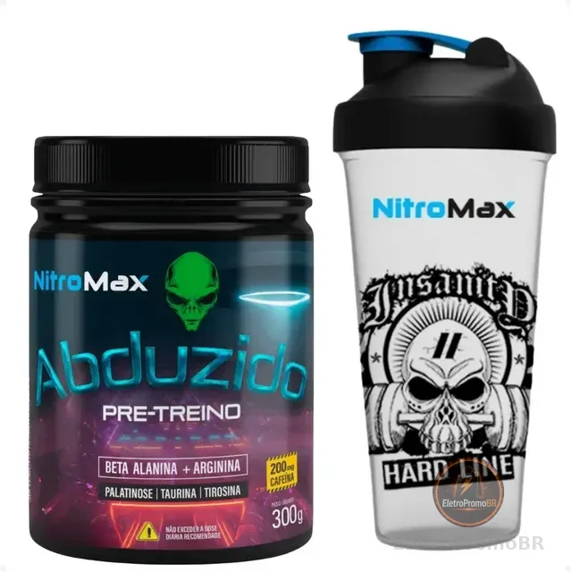 Pre Treino Abduzido 300g + Brinde - Nitromax