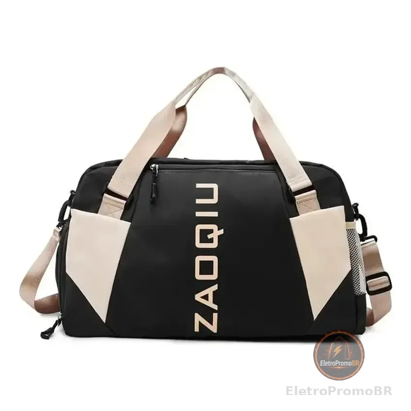 Bolsa De Viagem De Mão Grande Preta Para Bordo E Academia Preto Liso Preto Liso