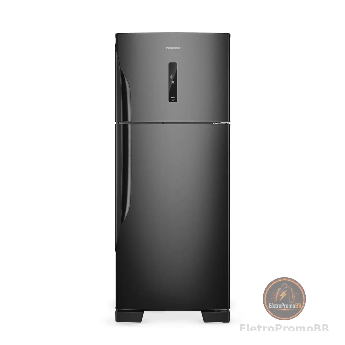Geladeira Ideal+ Panasonic BT58 Frost Free Inverter 446L Black Inox Look - NR-BT58PV3BA 127V