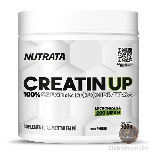 Nutrata Up Creatina Monohidratada Creatina 300g Pura Nutrata Neutro